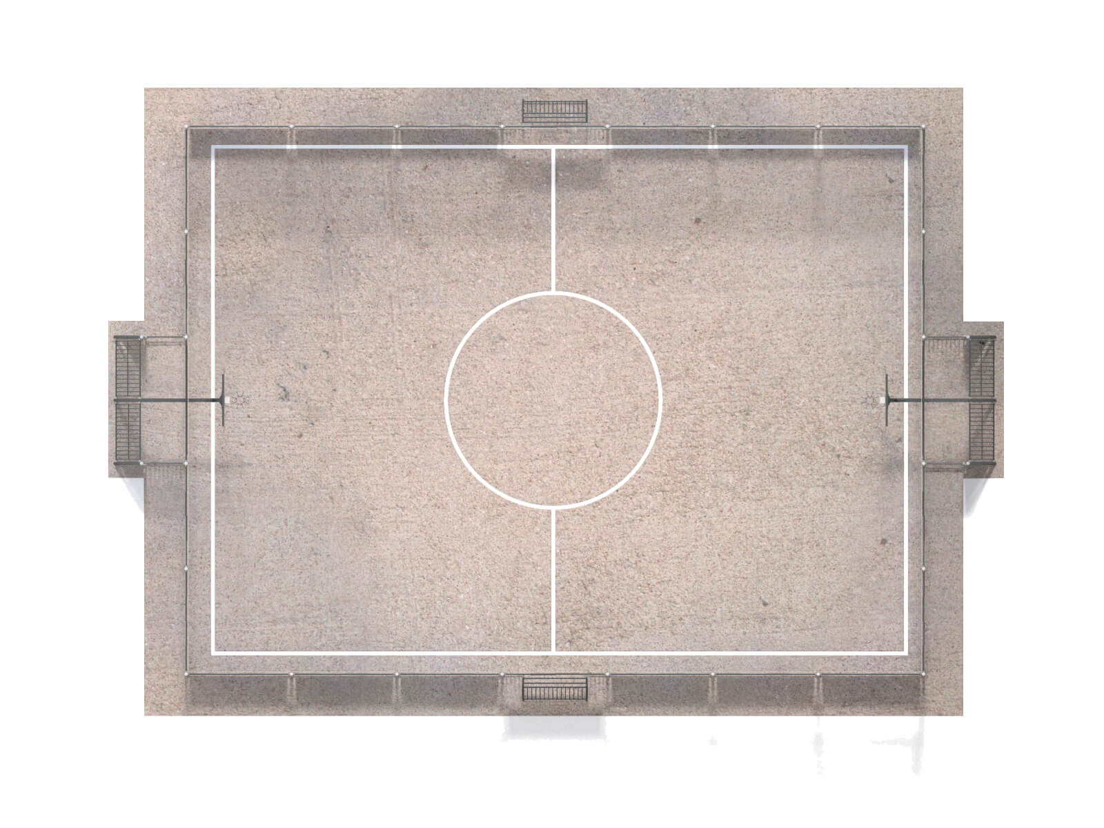 Schwinger für Kleinkinder mit Metallgestell und grünen Verbindungen auf weißem Hintergrund.