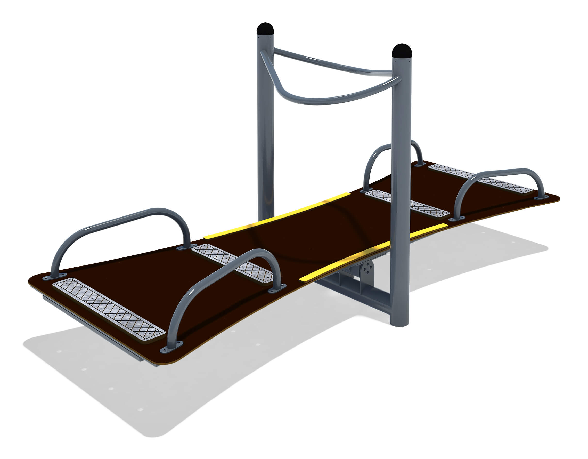Schaukeln für zwei Personen mit Griffen und rutschfestem Boden – Outdoor-Spielgerät.