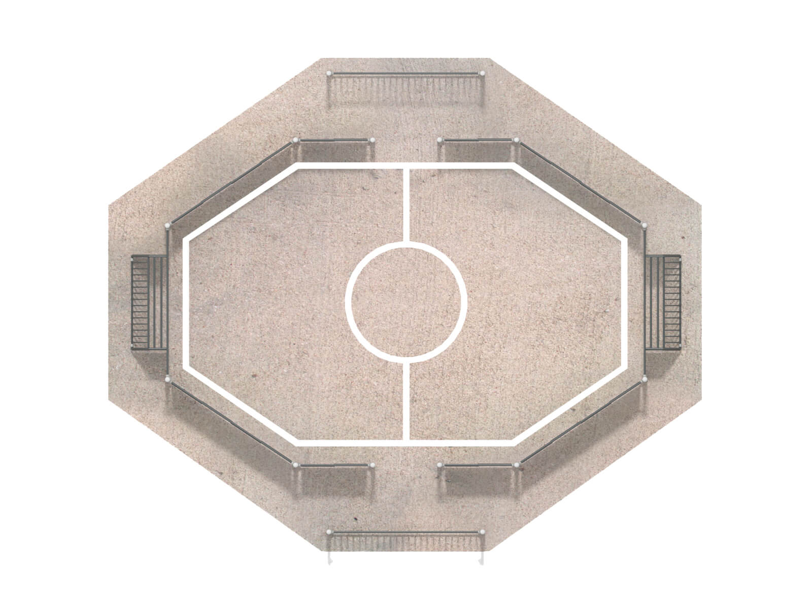 Schwinger für Kleinkinder mit Metallgestell und grünen Verbindungen auf weißem Hintergrund.