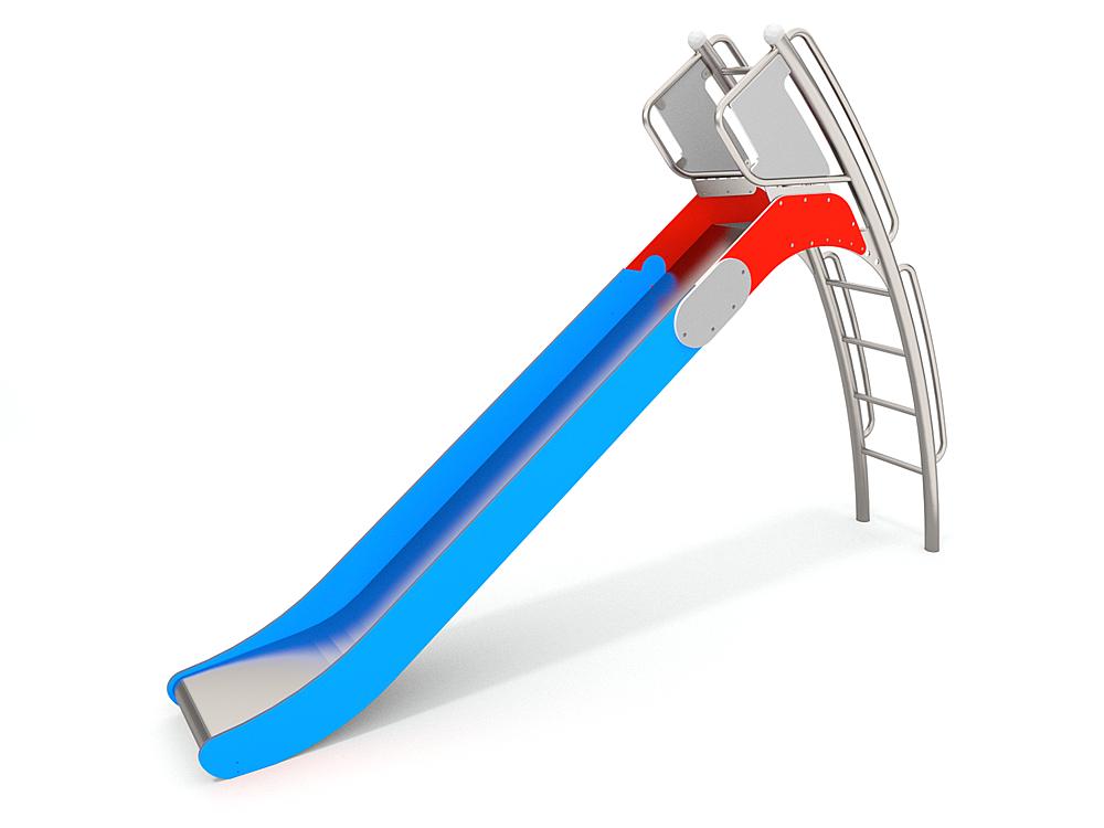 Schwinger für Kleinkinder mit Metallgestell und grünen Verbindungen auf weißem Hintergrund.