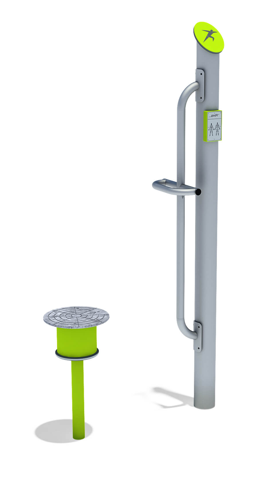 Bewegungsstation Bauch sitzend