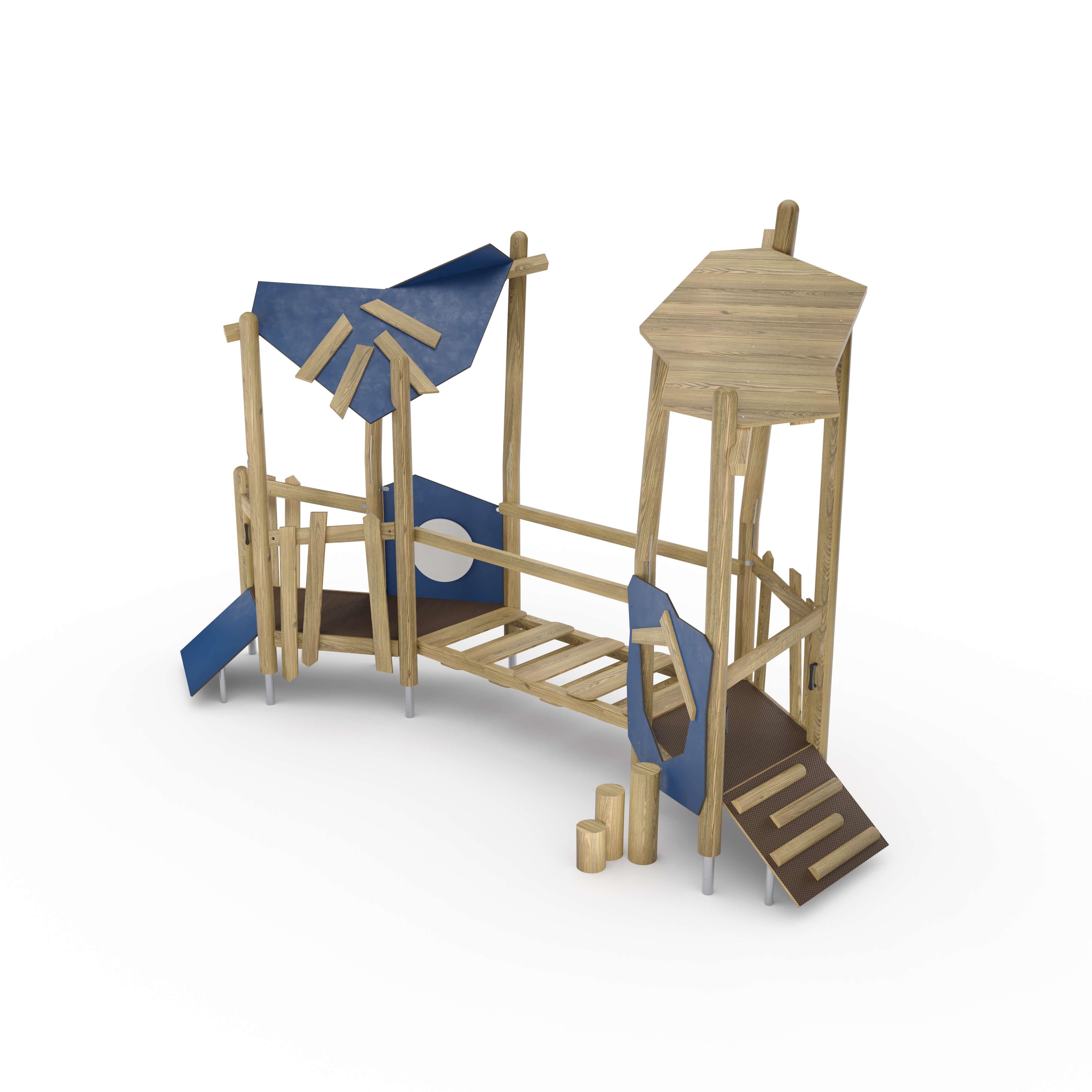 Doppel-Turmanlage Selina mit Rutschbrett