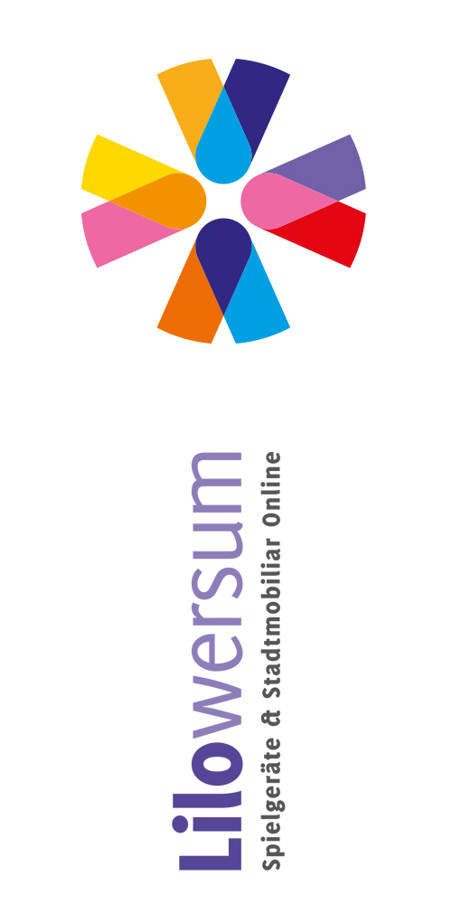 Das Logo von Lilowersum senkrecht platziert