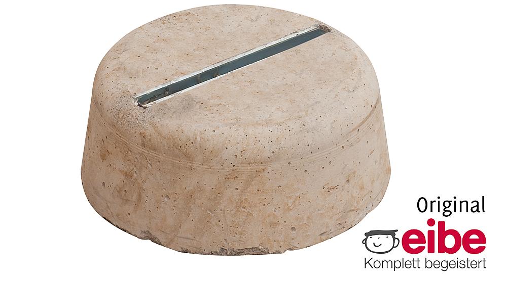 Original eibe Schneidemesserhalter aus Beton – robust und stilvoll für Küche oder Büro.