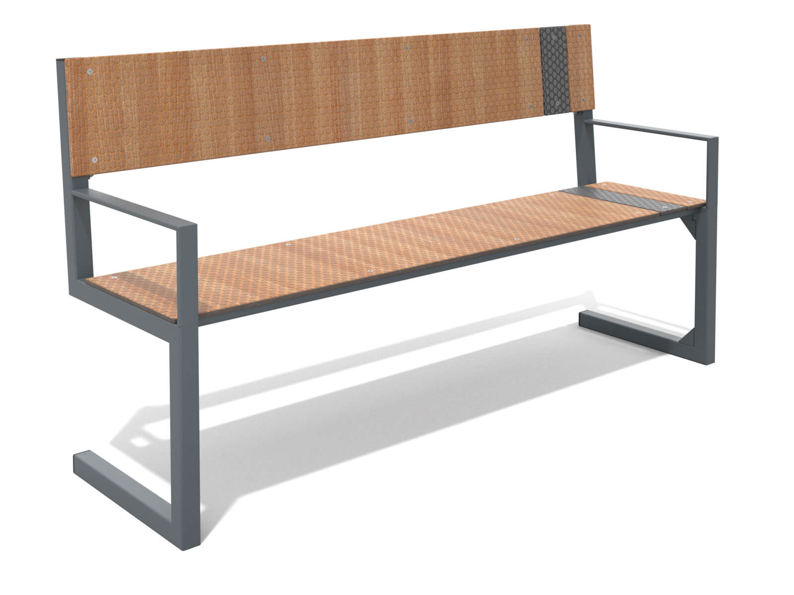 Urbaniq Bank mit Lehne Freya